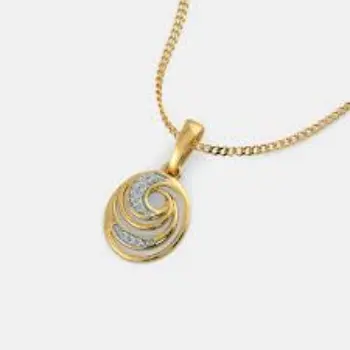 Pure White Gold pendant